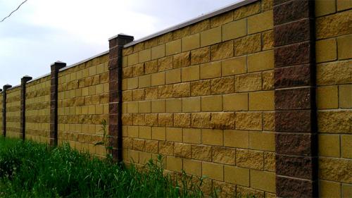 Бетонные блоки для забора. Подбираем правильно бетонные блоки для строительства ограждения