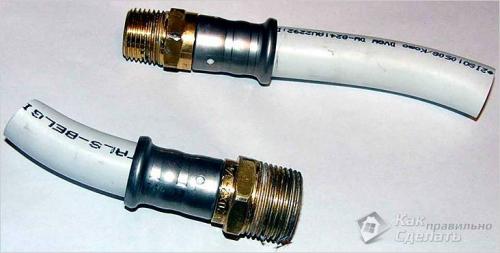 Соединение полиэтиленовых труб фитингами. Особенности труб из сшитого полиэтилена 07