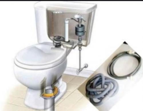 Подключение бачка унитаза через американку. Подводка для унитаза