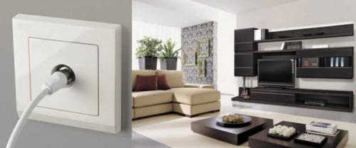 Розетка под интернет и телевизор. ТВ розетка – советы по выбору, схемы подключения и идеи по размещению (105 фото)