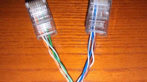Схема обжима витой пары RJ-45. Распиновка кабеля роутер-роутер, ПК-ПК и роутер-ПК