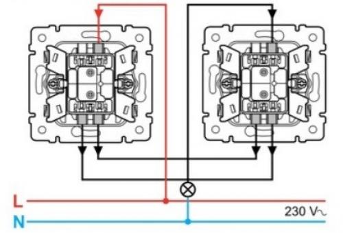 Проходной выключатель с двух мест. Где применяются? 04 Проходной выключатель с двух мест. Где применяются? 04