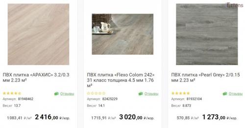 Пвх-плитка на пол Леруа. Плитка ПВХ Леруа Мерлен для пола – каталог с ценами