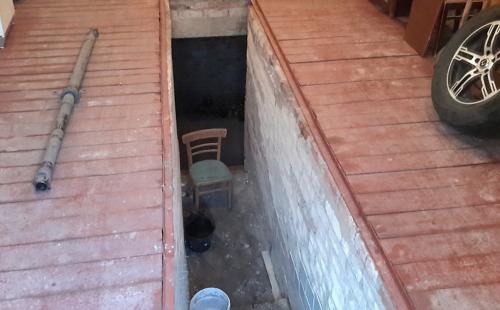 Современный пол в гараже. Деревянный пол в гараже