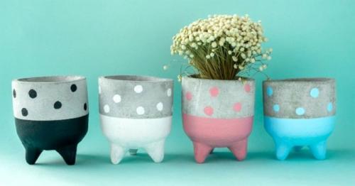 Вазон своими руками из цемента. Горшки для цветов из цемента и ткани (тряпки) своими руками, фото
