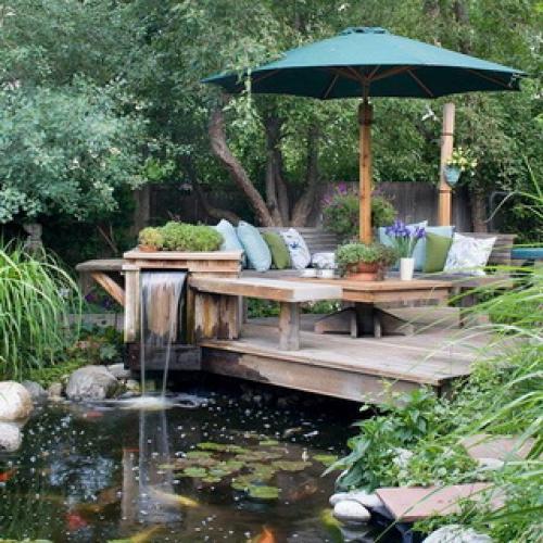 Пруд на садовом участке. Пруд на даче —, как спроектировать, построить и украсить пруд для сада и дачного участка 15 Пруд на садовом участке. Пруд на даче —, как спроектировать, построить и украсить пруд для сада и дачного участка 15