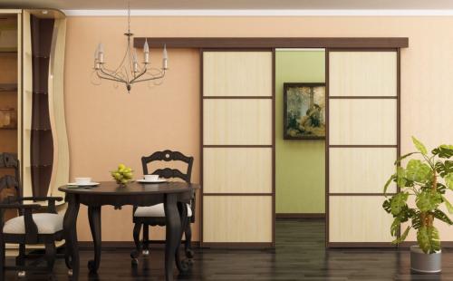 Система подвесных дверей. Разновидности подвесных дверей