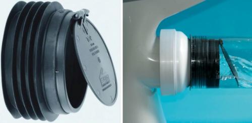 Установка обратного клапана. Как устроен канализационный обратный клапан 05