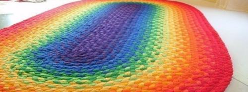 Как плести коврики из старых вещей руками без крючка. 15 идей, как сделать коврик из старых вещей и футболок своими руками