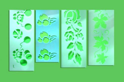 Трафарет для стены под покраску. Трафареты для стен своими руками: правила окрашивания поверхности