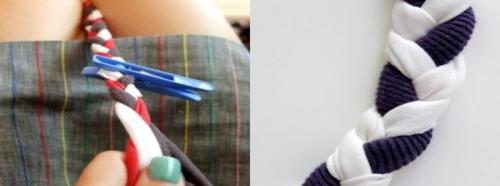 Как плести коврики из старых вещей руками без крючка. 15 идей, как сделать коврик из старых вещей и футболок своими руками