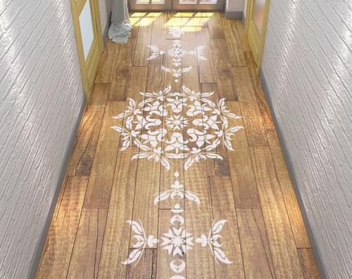 Как покрасить полы краской оригинально. Креативная покраска полов [советы с фото]