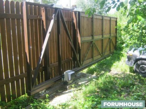 Как установить откатные ворота. Откатные ворота: важные лайфхаки