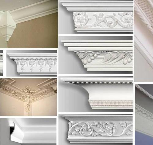 Как правильно клеить потолочные плинтуса на обои или на стену. Как наклеить плинтус на радиус или изгиб?