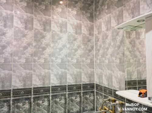 Пластиковые панели для ванной под плитку. Пластиковые панели под плитку. Подборка из 15 фото