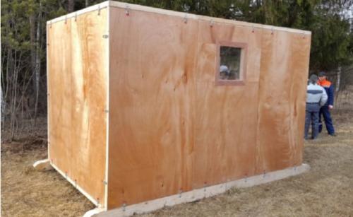 Бытовка дачная своими руками. Как построить бытовку своими руками