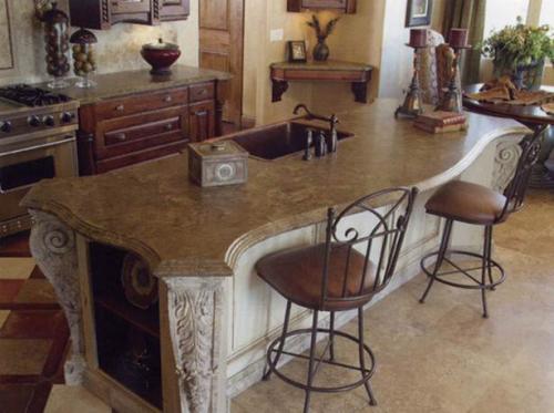 Столешница из искусственного камня, как делают. Как сделать столешницу из камня 15