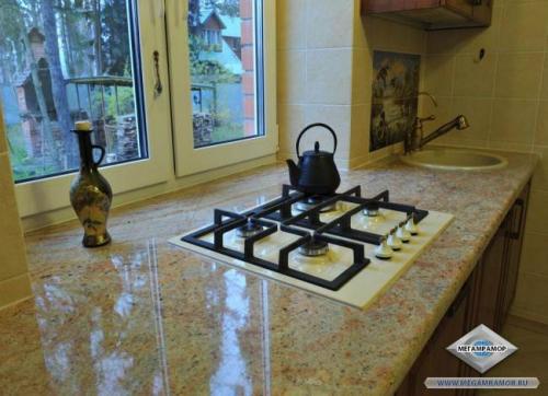 Столешница из искусственного камня, как делают. Как сделать столешницу из камня 16