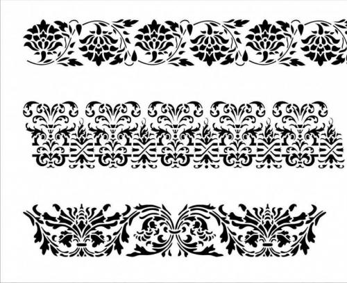 Трафареты для декора своими руками шаблоны. Материалы для изготовления трафаретных изображений