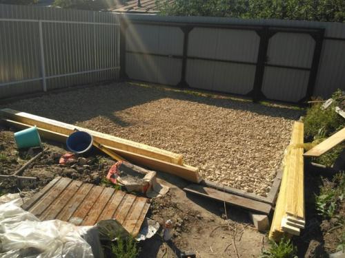 Как устроить дренаж на площадке для автомобиля на даче. Как я делал площадку для машины