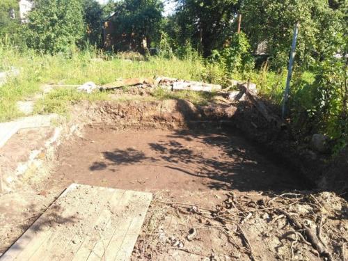 Как устроить дренаж на площадке для автомобиля на даче. Как я делал площадку для машины