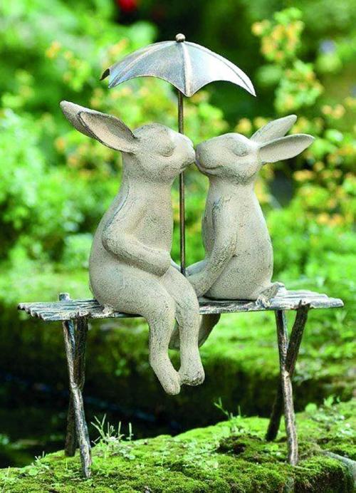 Как сделать фигуры из цемента для сада своими руками. Садовый декор 08