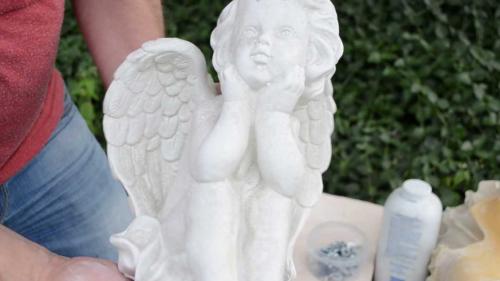 Как сделать фигуры из цемента для сада своими руками. Садовый декор 02