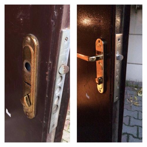 Сменить замок на железной двери. Инструменты и подготовка