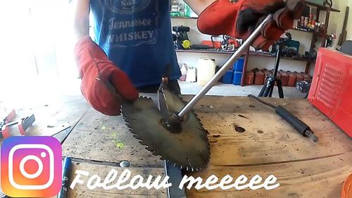 Ямобур своими руками ручной из циркулярного диска. Пошаговая инструкция по изготовлению садового бура