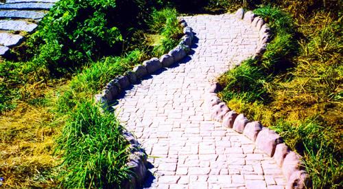 Виды бордюров для дорожек. Бордюр для садовых дорожек: 10 идей бордюра из подручных материалов