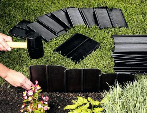 Виды бордюров для дорожек. Бордюр для садовых дорожек: 10 идей бордюра из подручных материалов