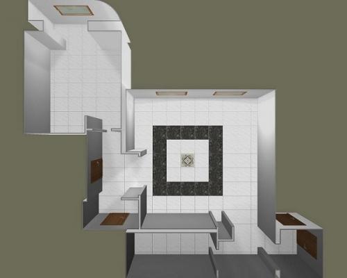 Простая бесплатная программа для раскладки плитки. 3D дизайн-проект ванной и туалета 03 Простая бесплатная программа для раскладки плитки. 3D дизайн-проект ванной и туалета 03