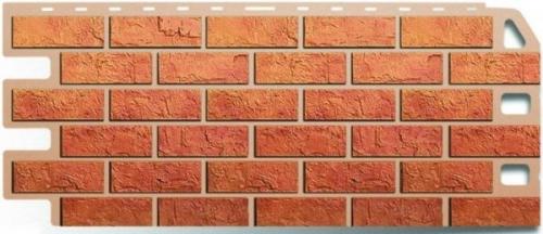 Виды фасадных панелей под кирпич.