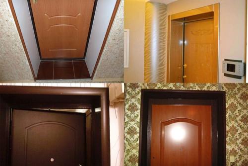 Как облагородить входную дверь изнутри своими руками. Варианты отделки откосов входной двери своими руками