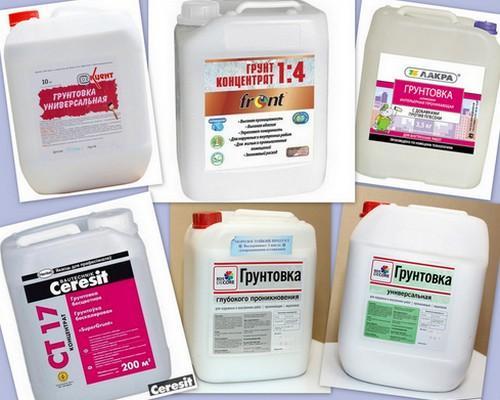 Можно ли использовать пропитку для штукатурки на уже существующих стенах. Виды грунтовок, какую выбрать при оштукатуривании