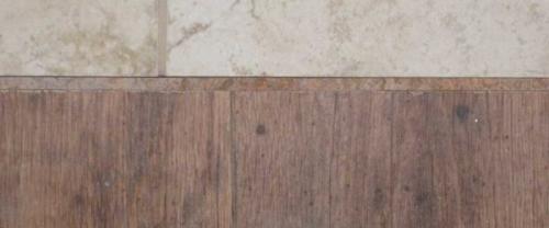 Планка между плиткой и ламинатом. Пробковый компенсатор