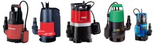 Погружной насос для грязной воды. Разновидности дренажных насосов