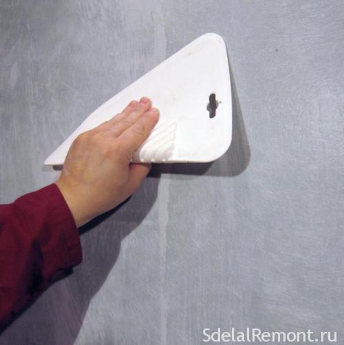 Можно ли красить стеклохолст без шпатлевки. Наклейка стеклохолста