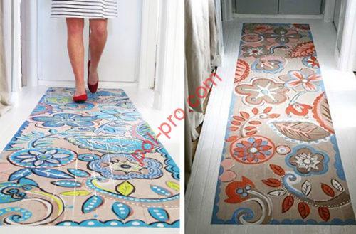 Трафареты для покраски пола. Достоинства росписи пола по трафарету.