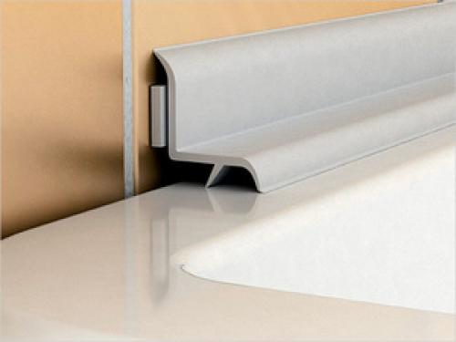 Бортик между ванной и стеной. Лента 14