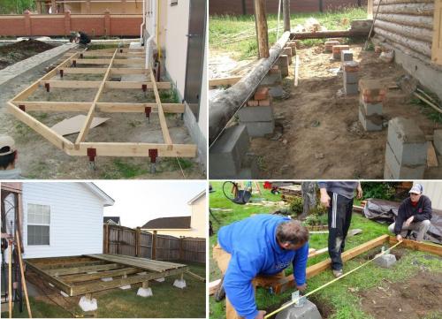 Веранда своими руками чертежи. Самостоятельное возведение каркасной веранды к дому: полный порядок действий