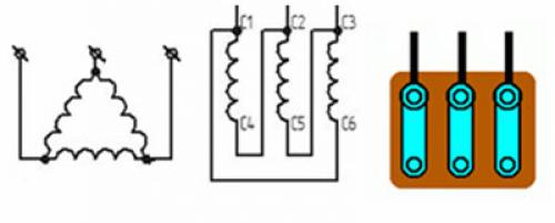 Как подключить однофазный двигатель к трехфазной сети. Подключение трехфазного двигателя к однофазной сети