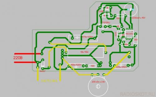 Как подключить диммер к электродвигателю от пылесоса. Доработанная схема