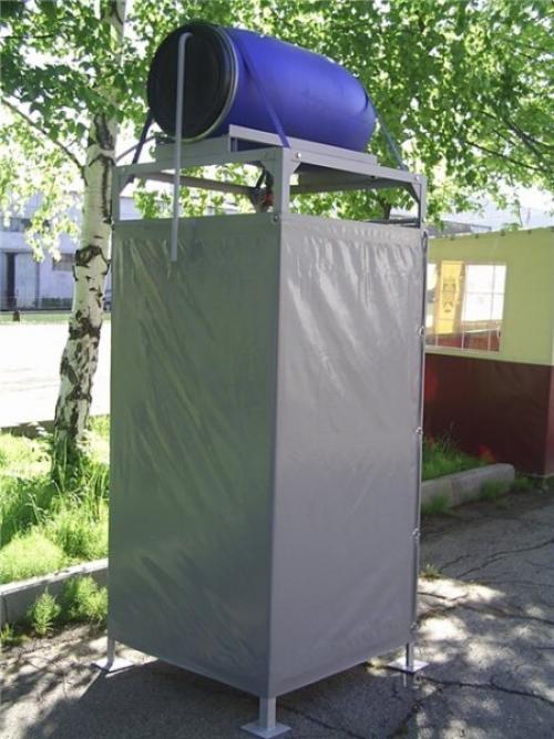 Как установить бак на летний душ с покатой крышей. Бочка для летнего душа: особенности выбора и монтажа