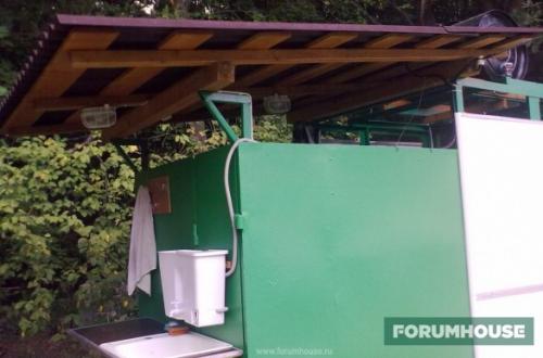 Строим летний душ на даче своими руками. Как построить летний душ с раздевалкой и уличным рукомойником