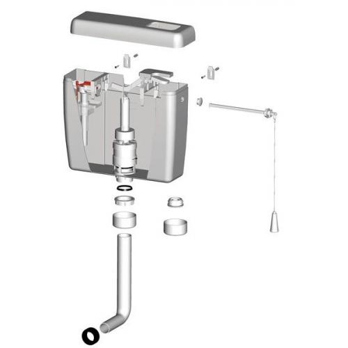 Бачок пластиковый для унитаза. Общие сведения об устройстве