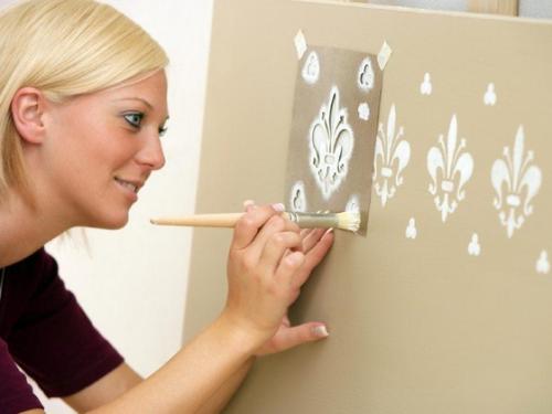 Трафареты для декора мебели. Материалы для трафаретного декора