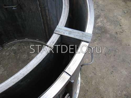 Разборные формы для бетонных колец. Преимущества разборных форм для колодезных колец