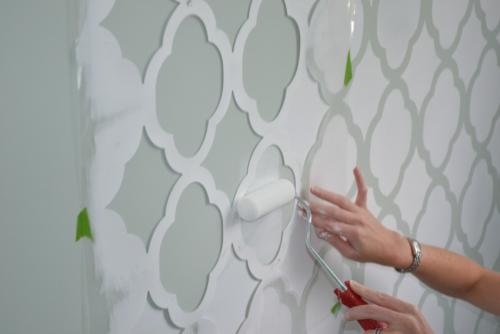 Образцы трафаретов для стен. Трафареты для декора: лучшие идеи дизайна и оформления стен своими руками (135 фото и видео)