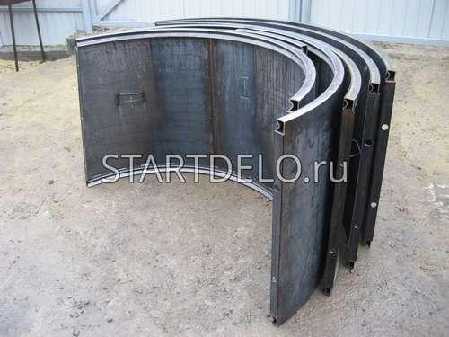 Разборные формы для бетонных колец. Преимущества разборных форм для колодезных колец